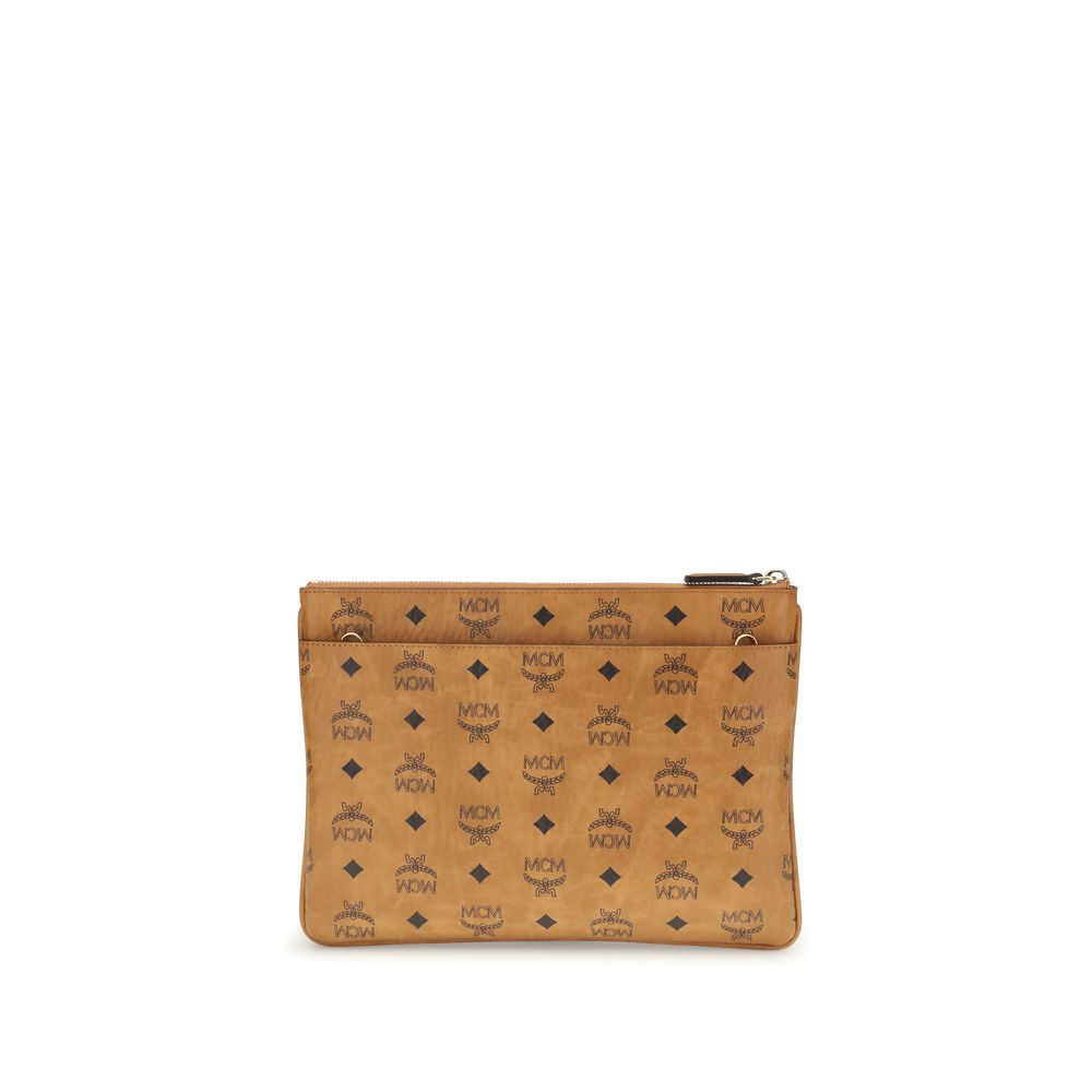 MCM Pouch with Visetos print