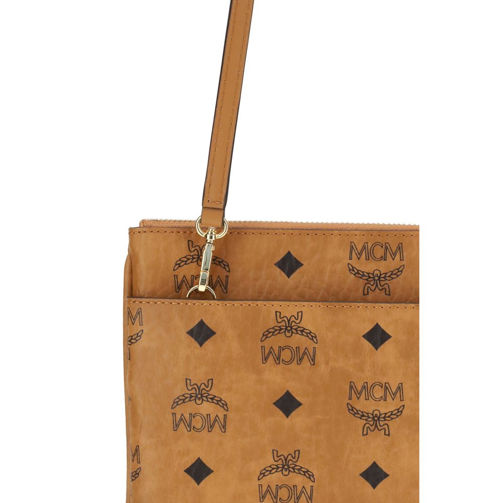 MCM Pouch with Visetos print