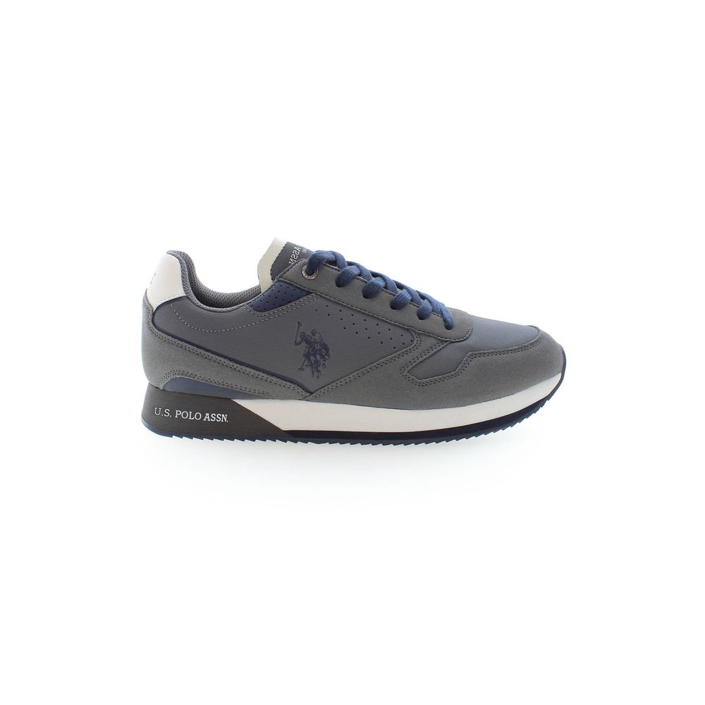 U.S. POLO ASSN. Gray Polyester Sneaker