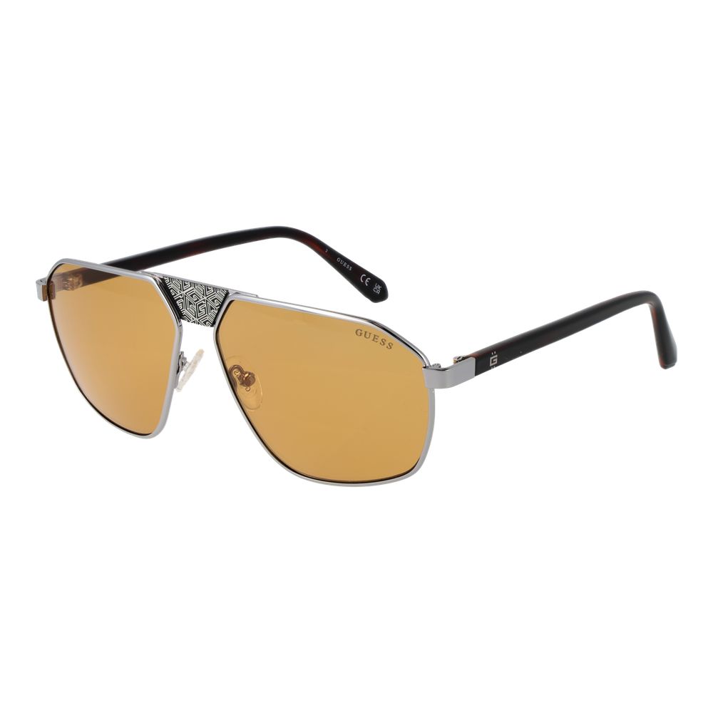Guess Silver Men Sunglasses