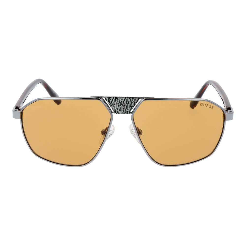 Guess Silver Men Sunglasses