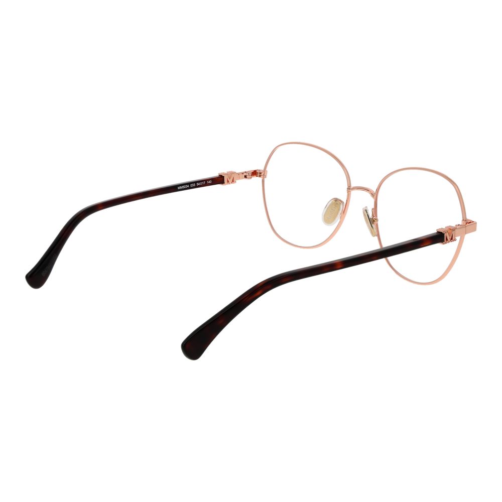 Max Mara Rose Gold Women Optical Frames