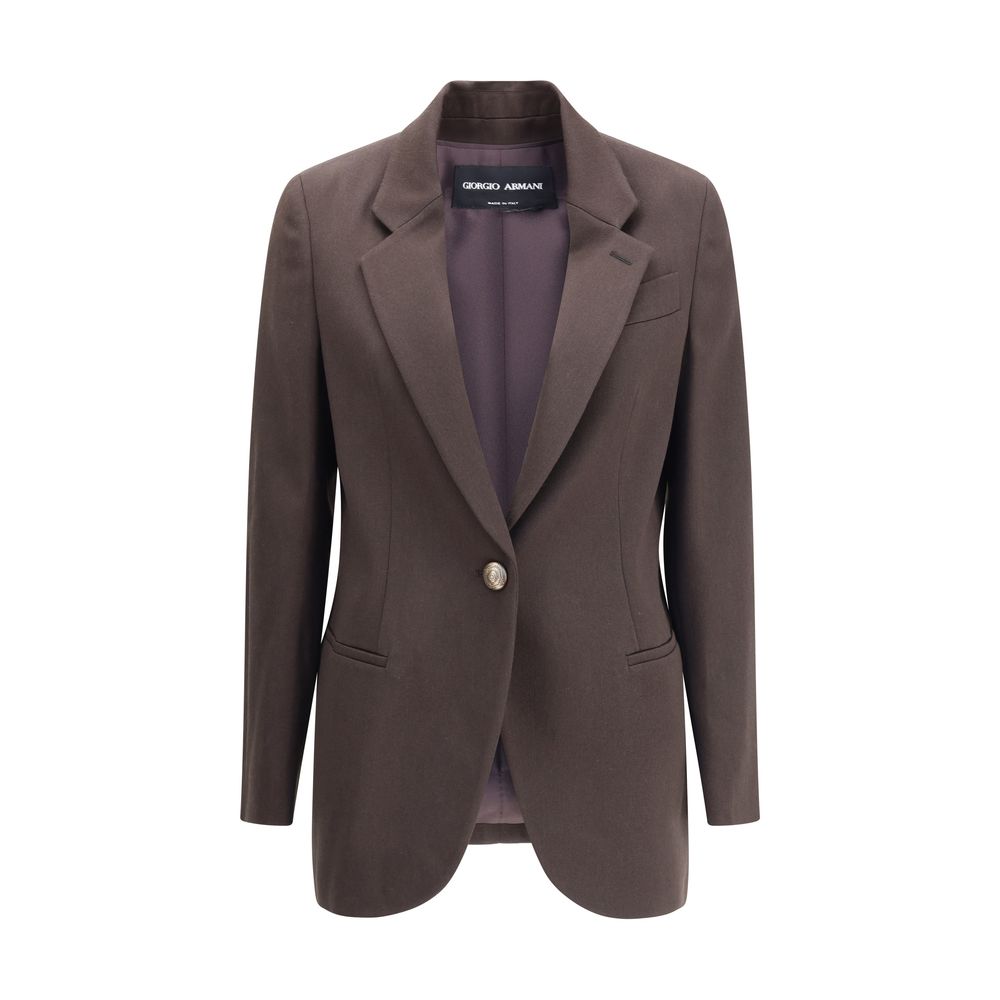 Giorgio Armani Single-breasted wool Blazer