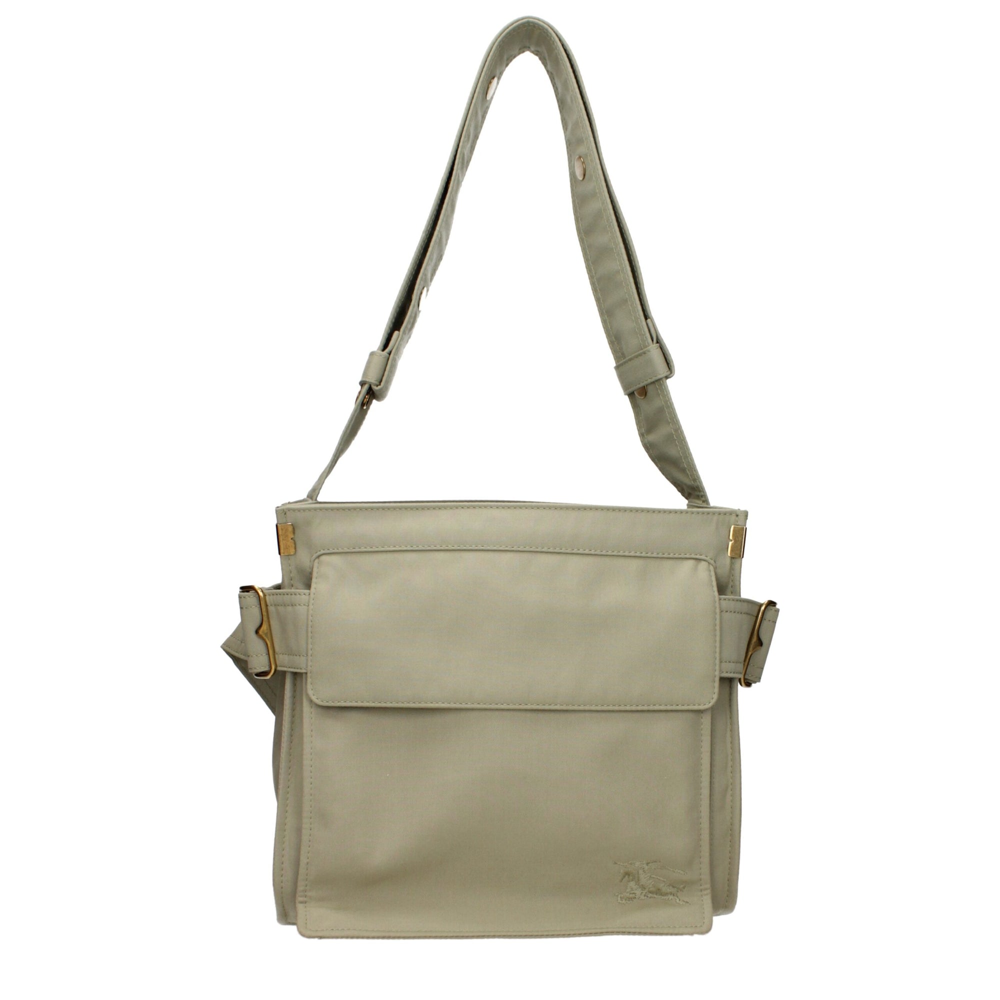 Burberry Green Fabric Shoulder Bags