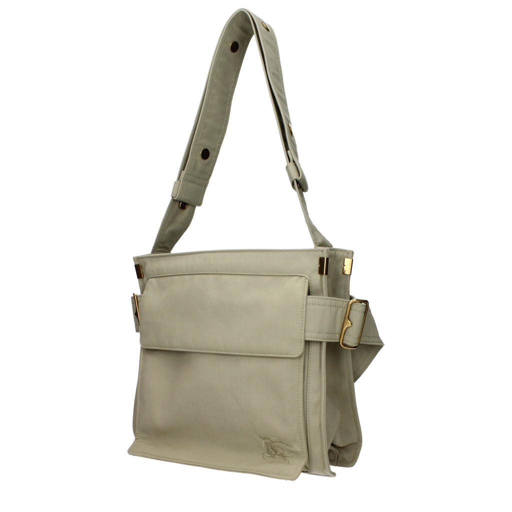 Burberry Green Fabric Shoulder Bags