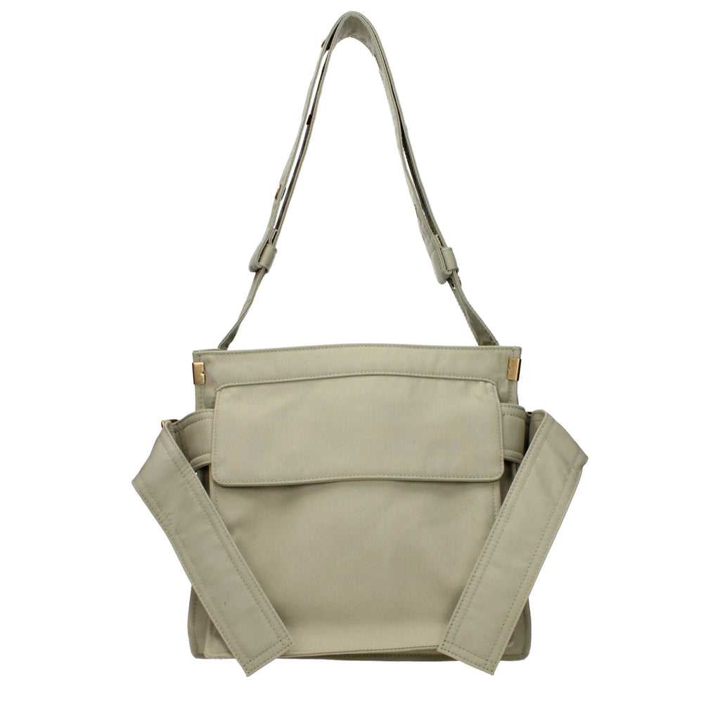 Burberry Green Fabric Shoulder Bags