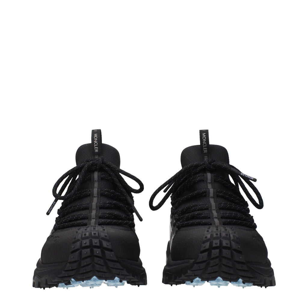 Moncler Black Fabric Athletic Sneakers