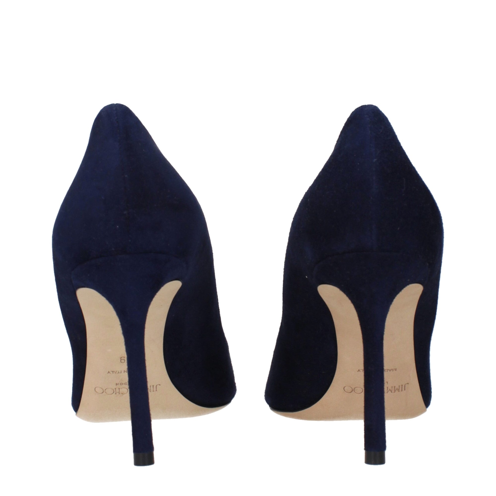 Jimmy Choo Blue Leather High Heel Pumps