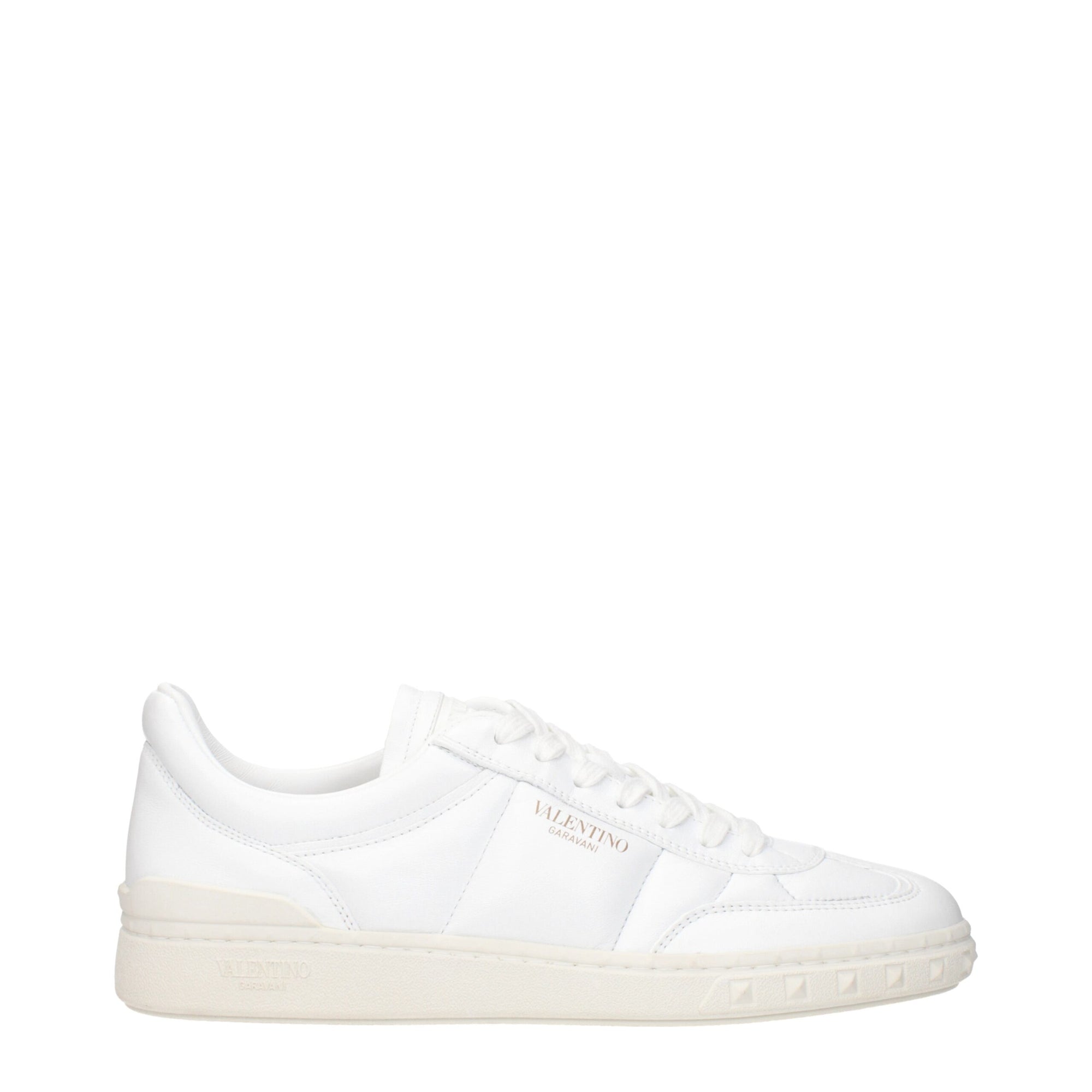 Valentino Garavani White Leather Low Tops