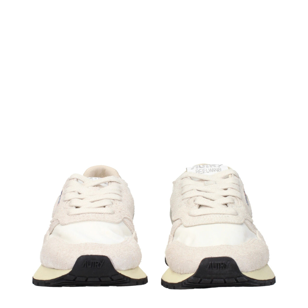 Autry Beige Fabric Low Tops