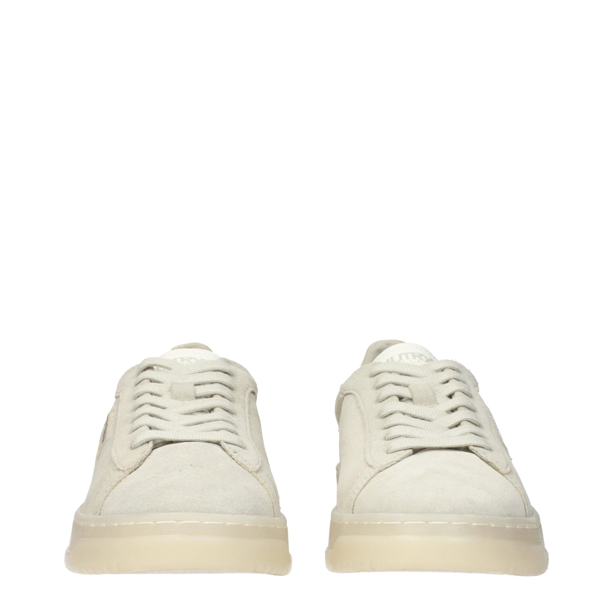 Autry Gray Leather Low Tops