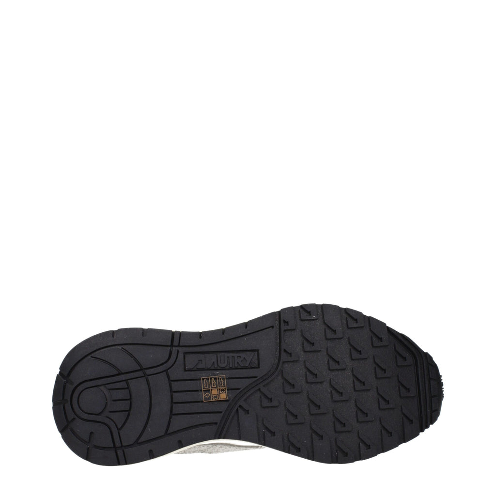 Autry Beige Fabric Low Tops