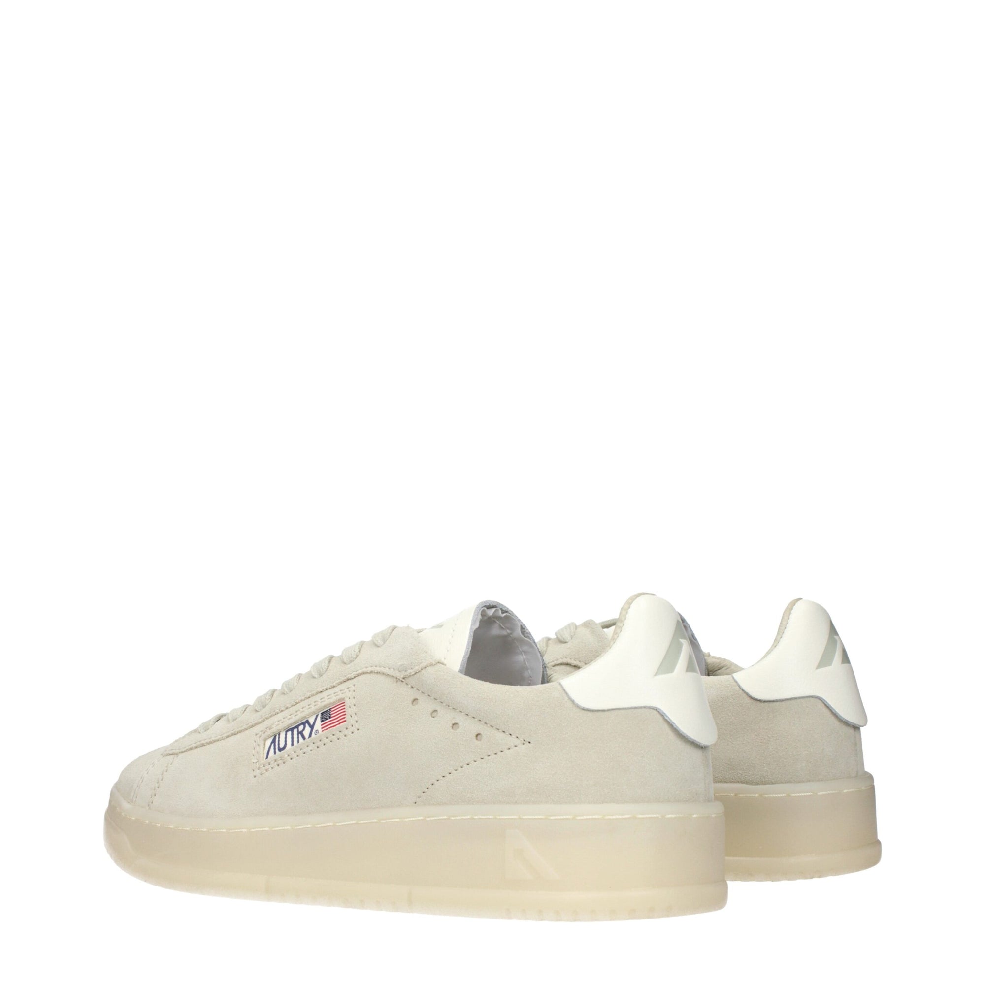 Autry Gray Leather Low Tops