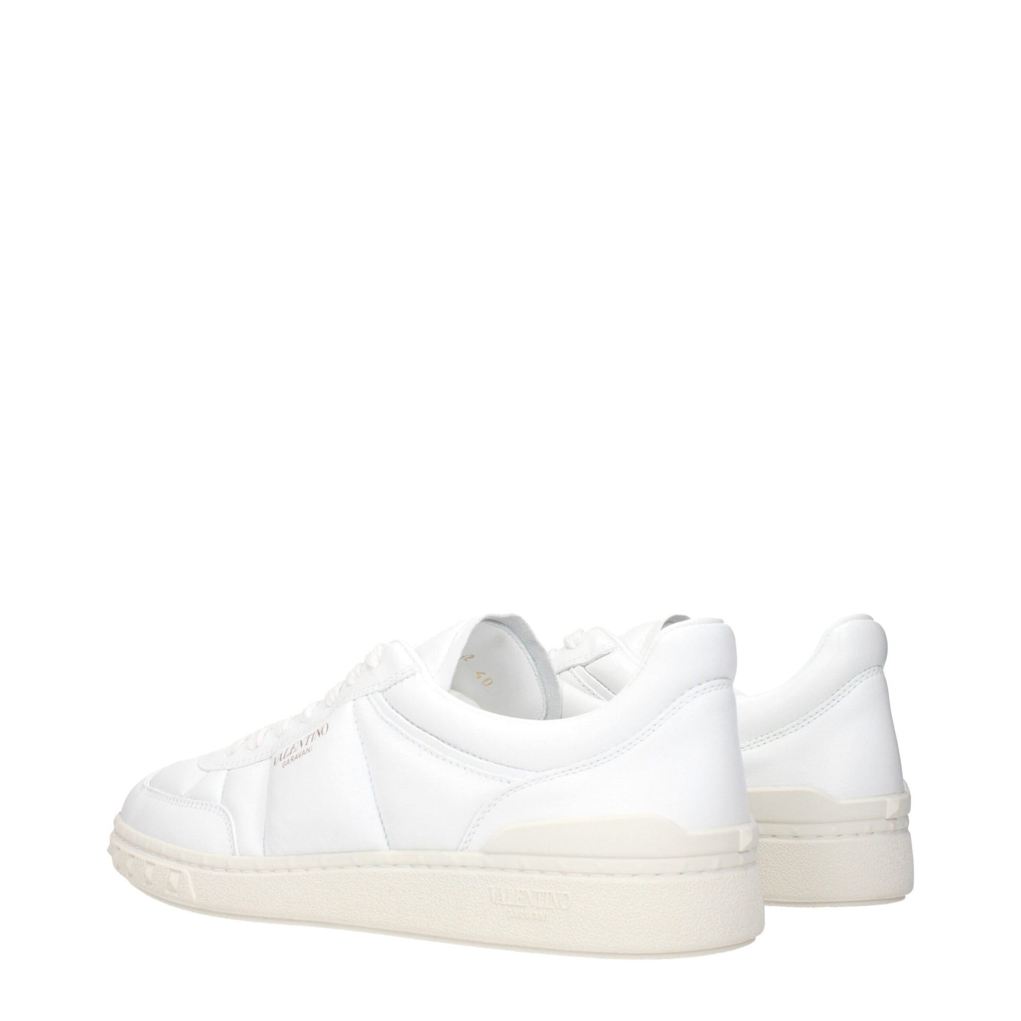 Valentino Garavani White Leather Low Tops