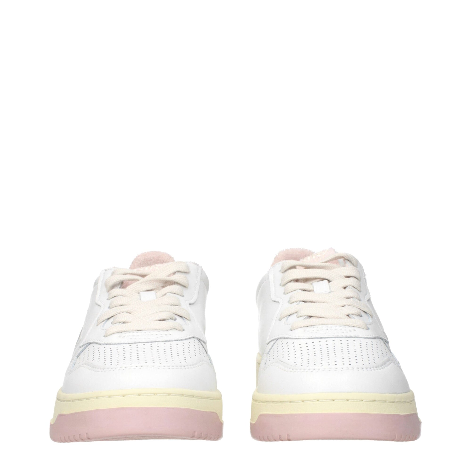 Autry White Leather Low Tops