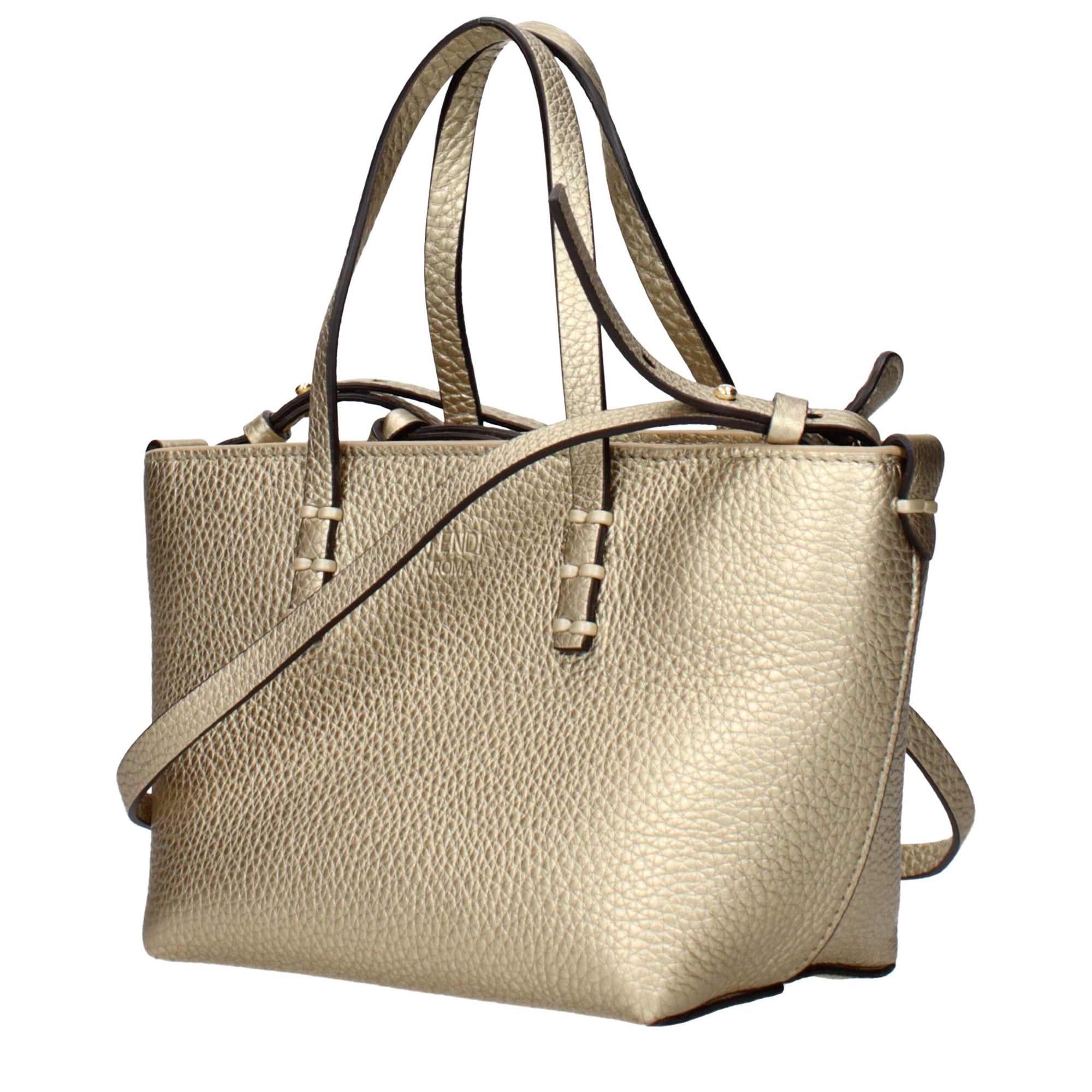 Fendi Gold Leather Handbags