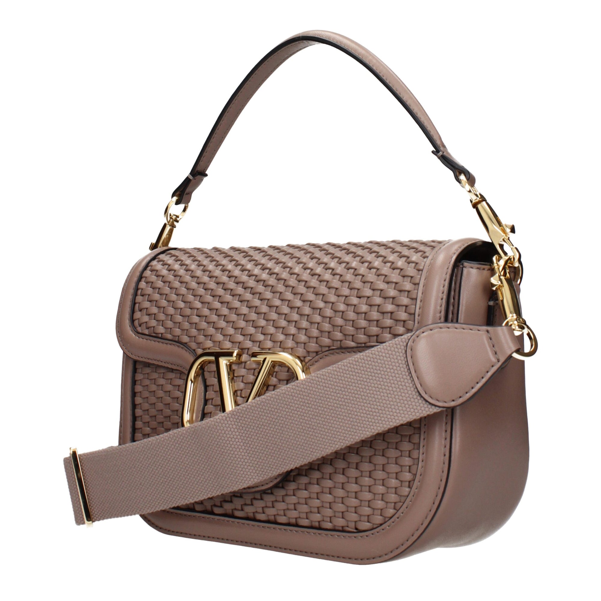 Valentino Garavani Gray Leather Handbags