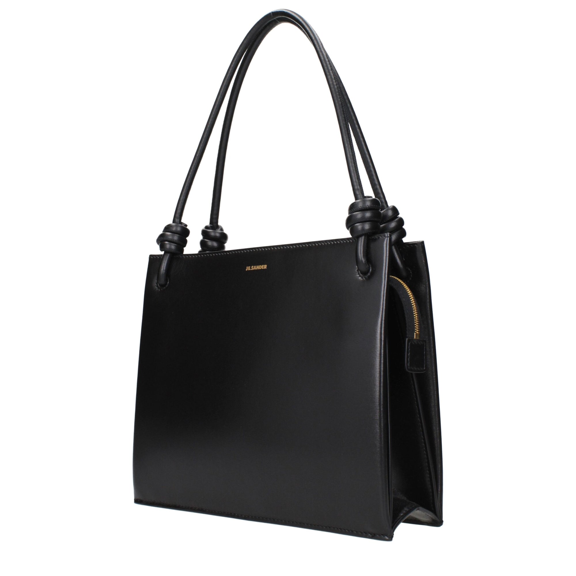Jil Sander Black Leather Handbags