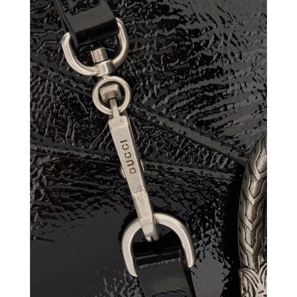 Gucci Dionysus Patent Leather Small Tote Bag