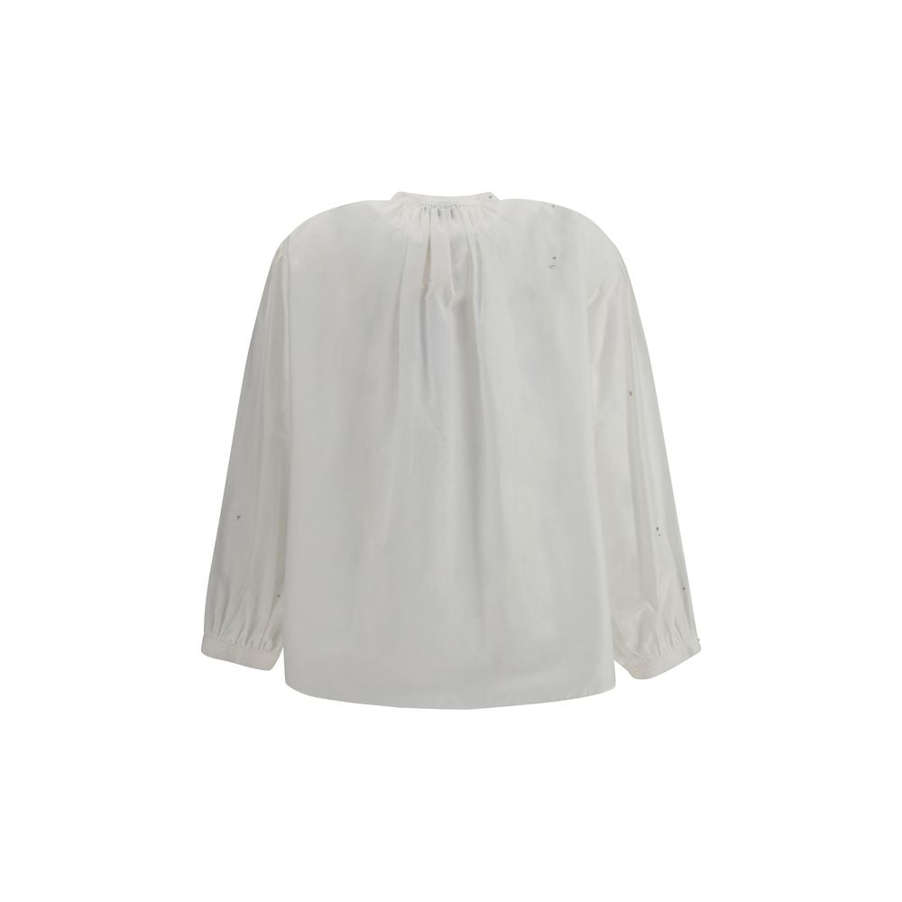 Forte_Forte Voile Shirt with embroidery