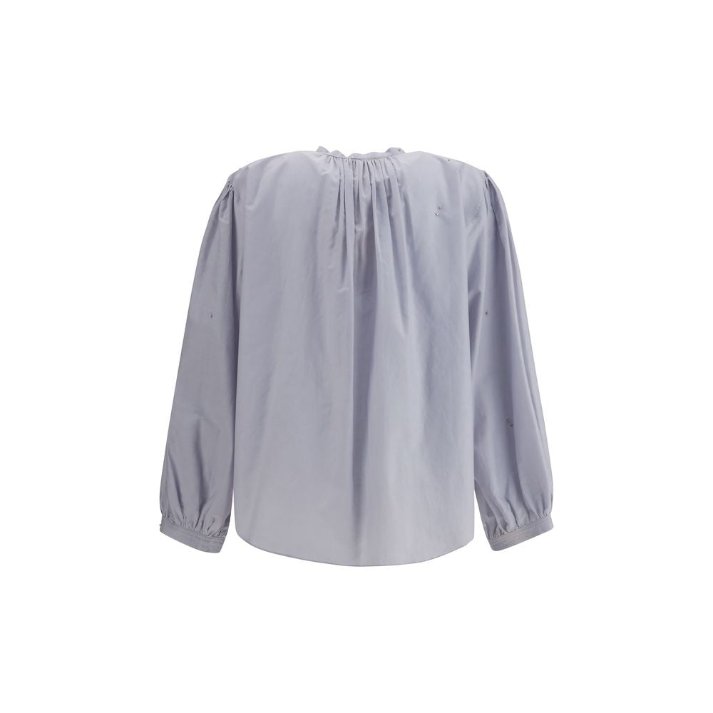 Forte_Forte Voile Shirt with embroidery