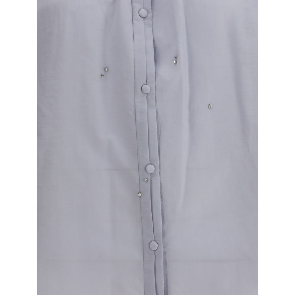 Forte_Forte Voile Shirt with embroidery