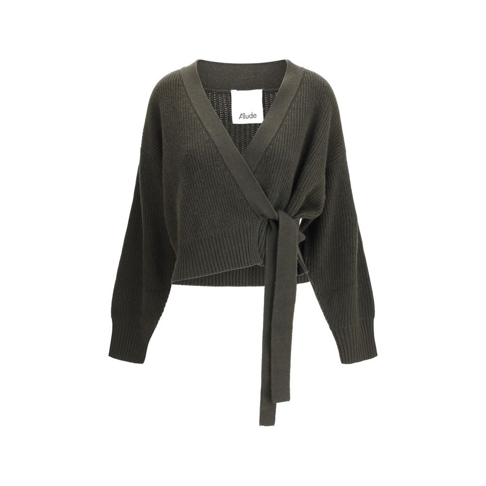 Allude Wrap-around Cardigan