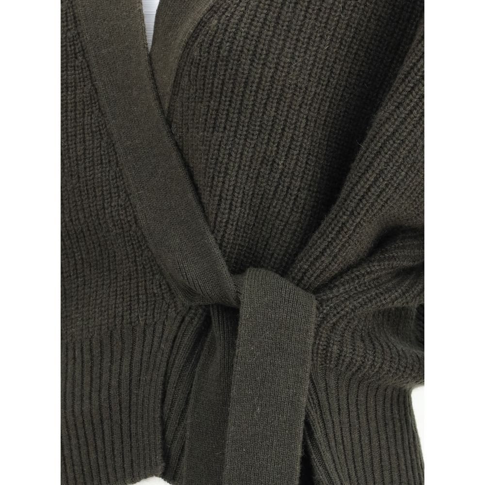 Allude Wrap-around Cardigan