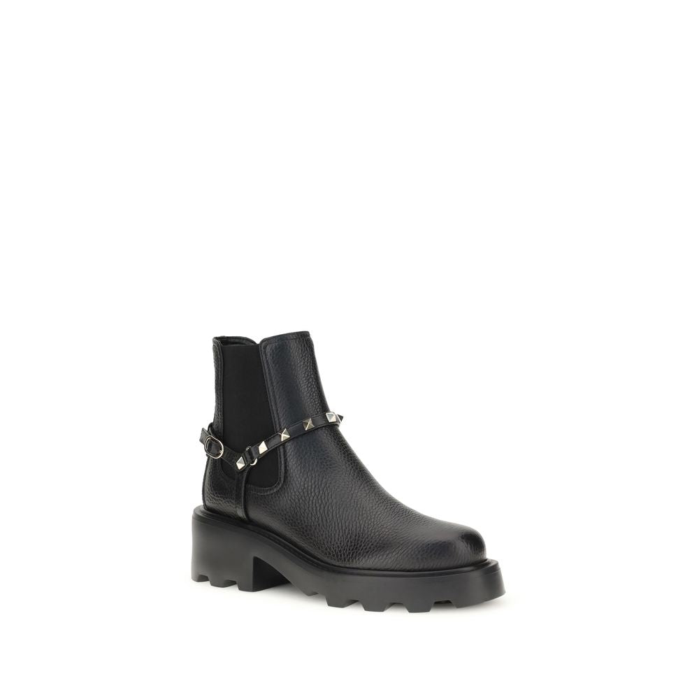 Valentino Garavani Leather Ankle Boots