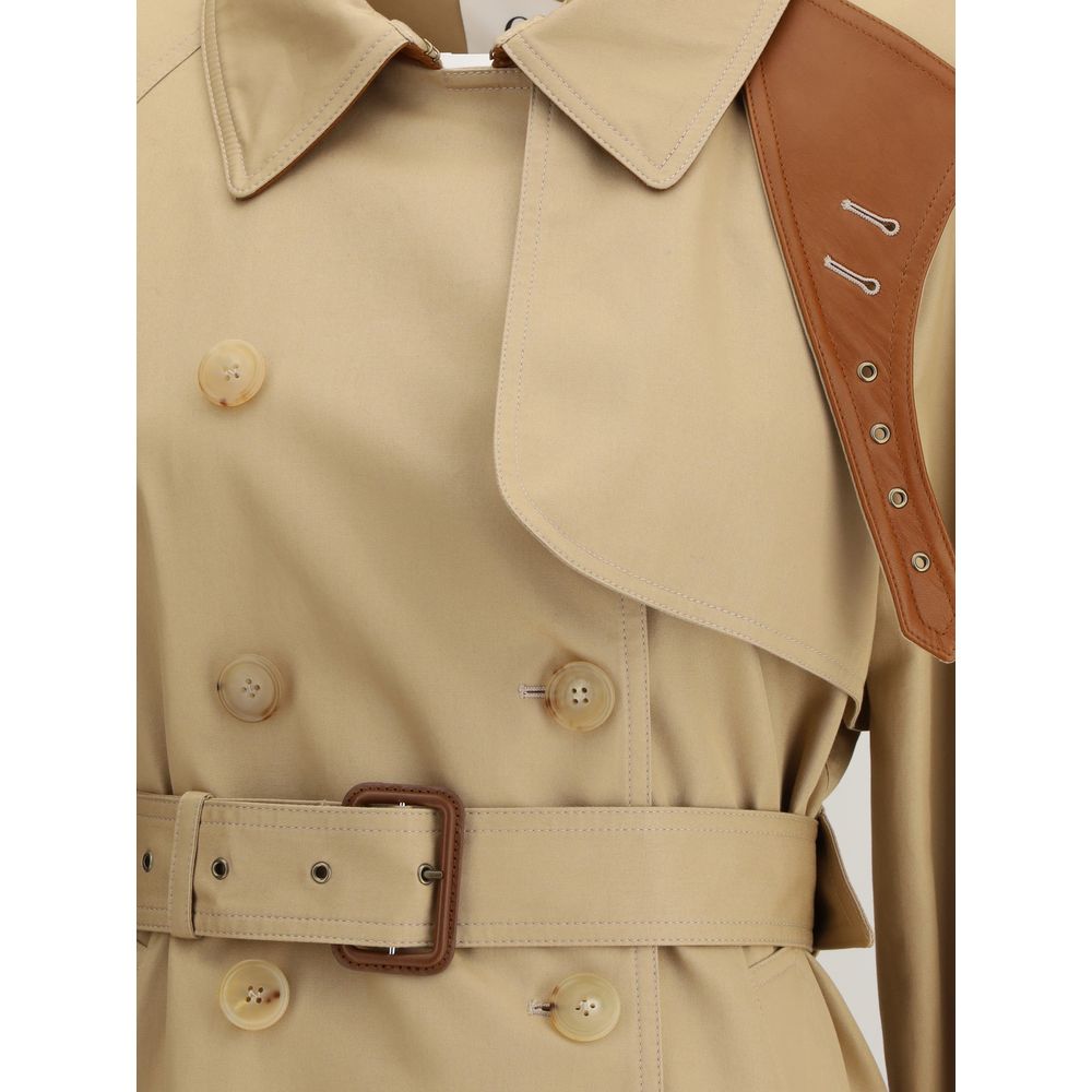 Chloé Short cotton gabardine Trench Coat