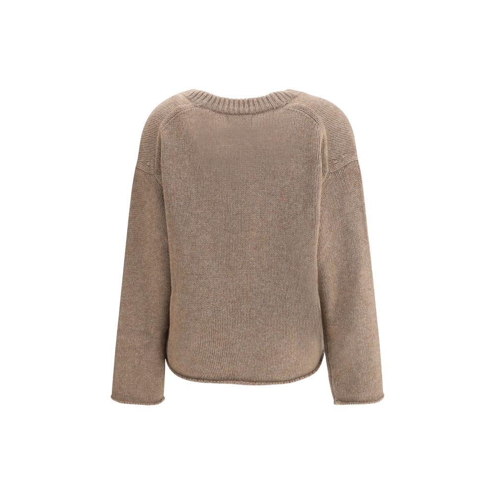 Loulou De Saison Derry Plunging U Neck Sweater