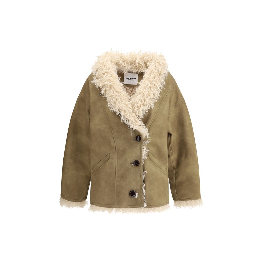 Marant Etoile Clea Shearling-effect faux fur Coat