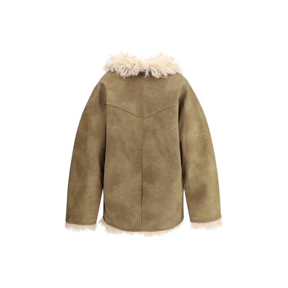 Marant Etoile Clea Shearling-effect faux fur Coat