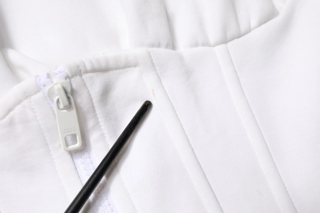 Dolce & Gabbana White Corset Stretch Cotton Top T-shirt