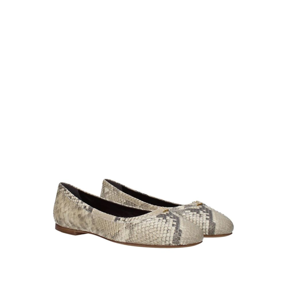 Chloé Chloè Python Marcie Ballerina Flat