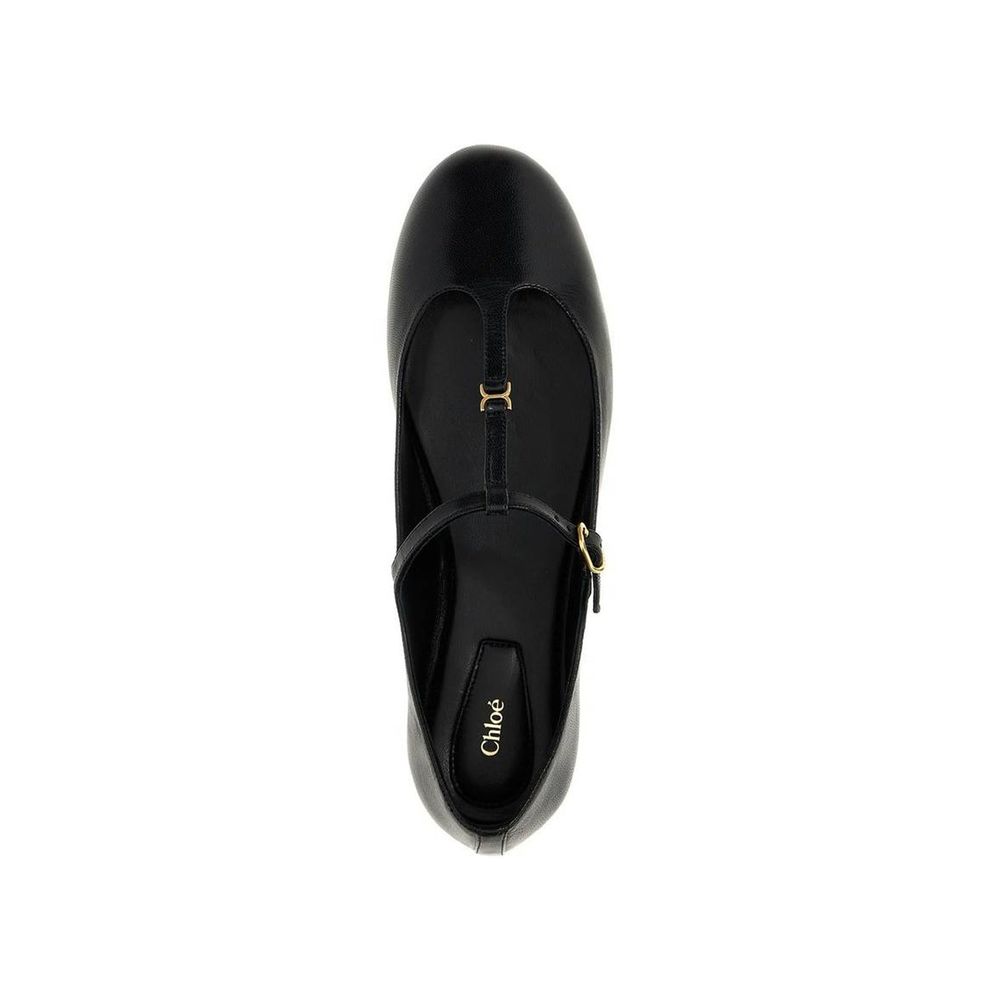 Chloé Chloe Leather Marcie Ballerina Flats