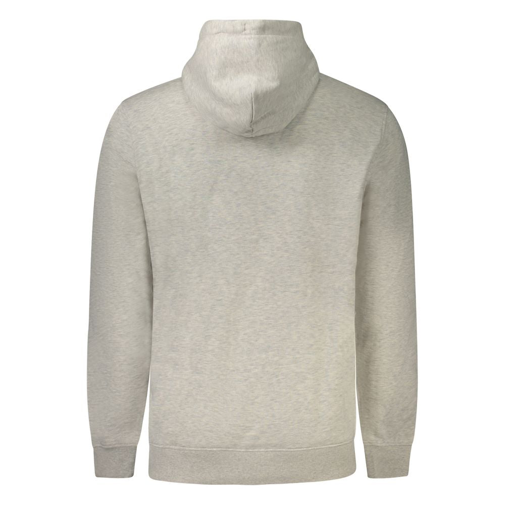 Tommy Hilfiger Gray Cotton Men Hoodie