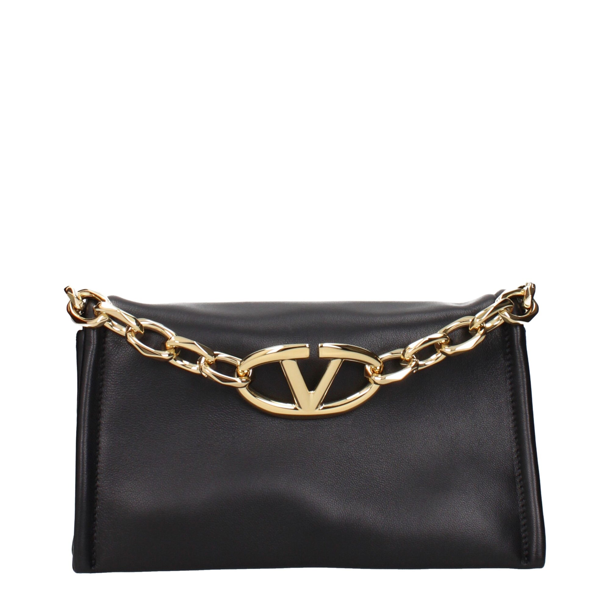 Valentino Garavani Black Leather Handbags