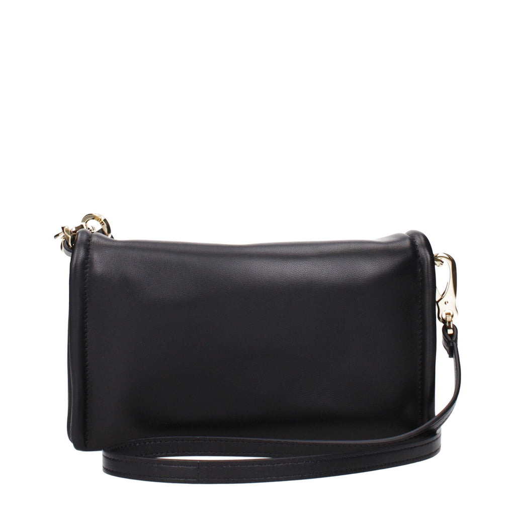 Valentino Garavani Black Leather Handbags