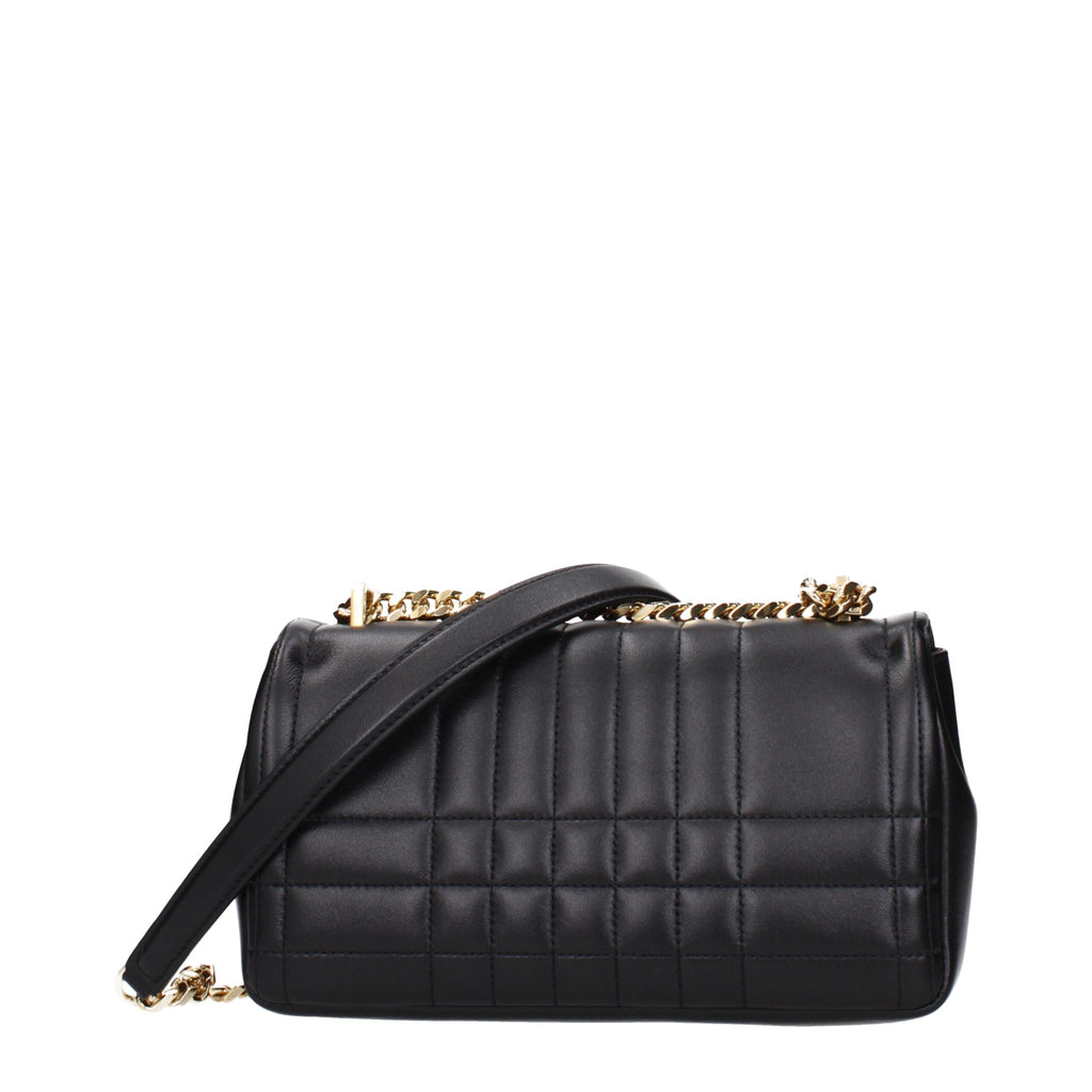 Burberry Black Leather Crossbody Bags