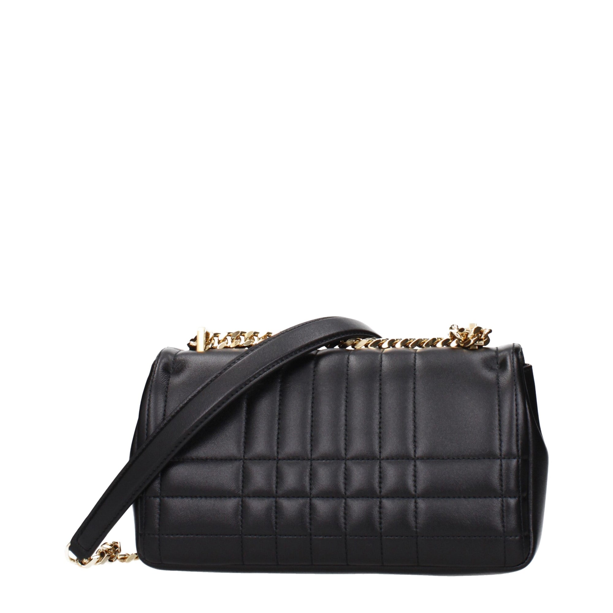 Burberry Black Leather Crossbody Bags