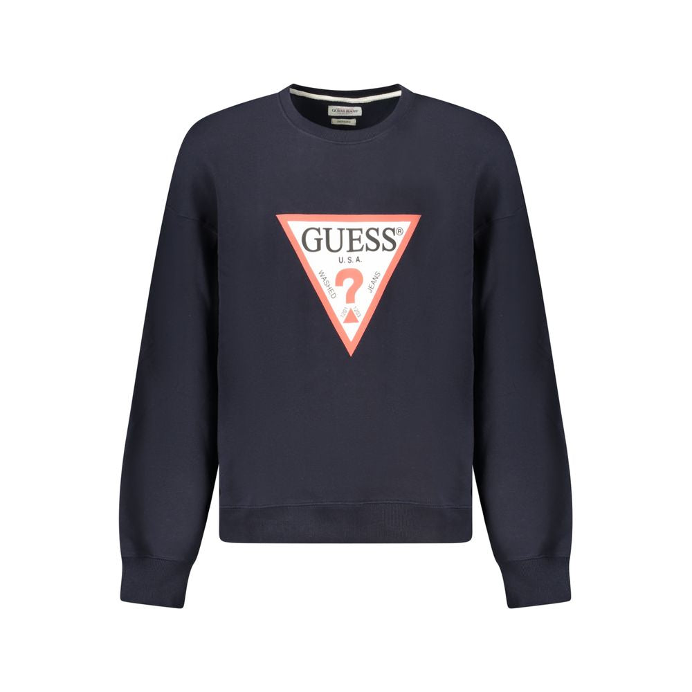 Guess Jeans Blue Cotton Sweater