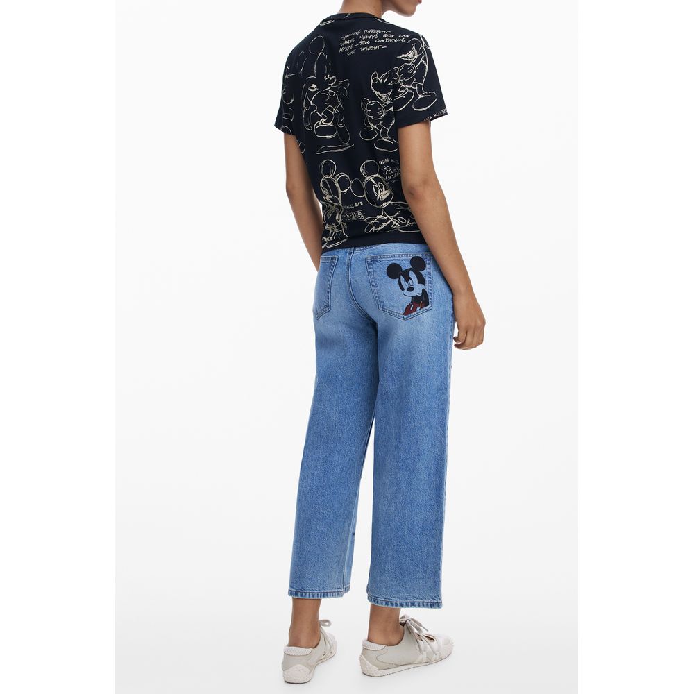 Desigual Black Cotton Women T-Shirt