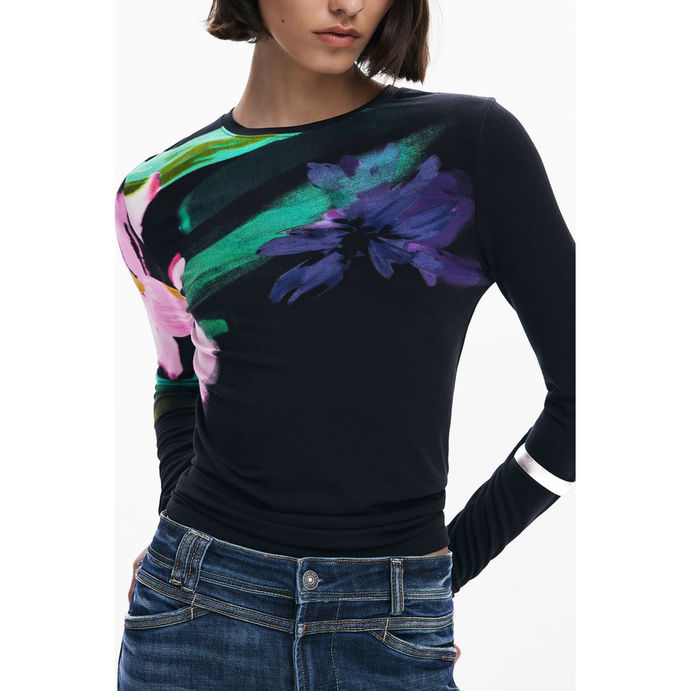 Desigual Black Viscose Women Top