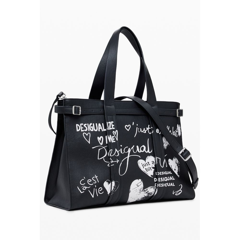 Desigual Black Polyethylene Women Handbag