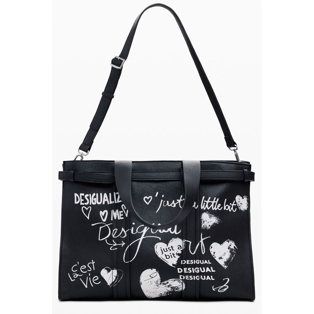 Desigual Black Polyethylene Women Handbag