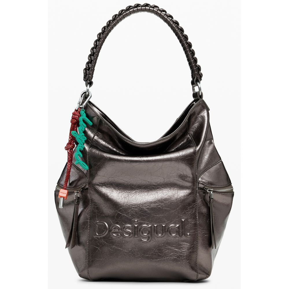 Desigual Bronze Polyethylene Women Backpack