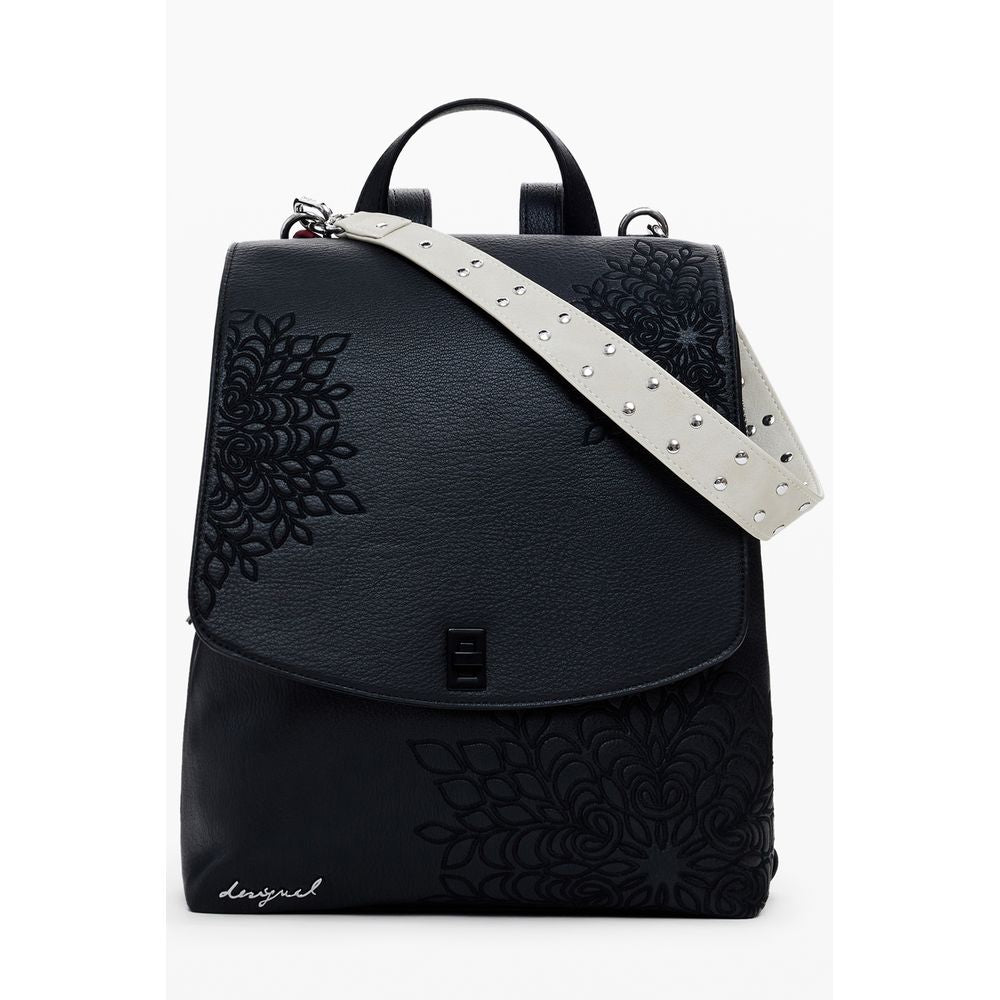 Desigual Black Polyethylene Women Backpack