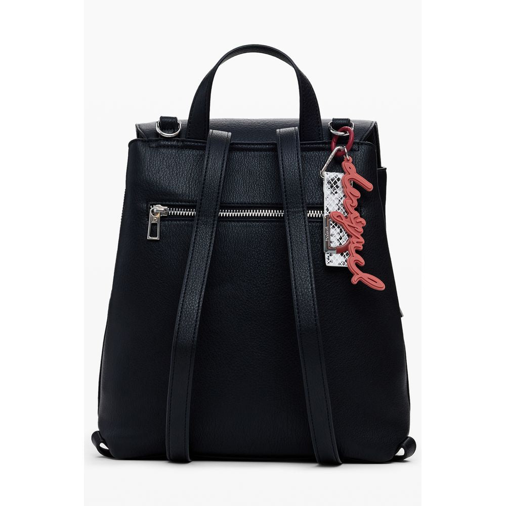 Desigual Black Polyethylene Women Backpack