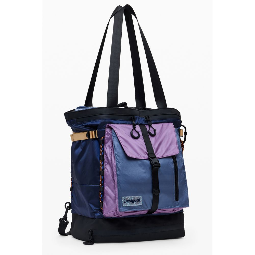 Desigual Blue Polyethylene Women Backpack